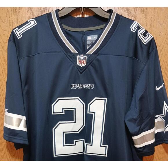 Deion Sanders-Nike-Cowboys-Jersey-Blue-Used- Size:XL$100 - Picture 3 of 9